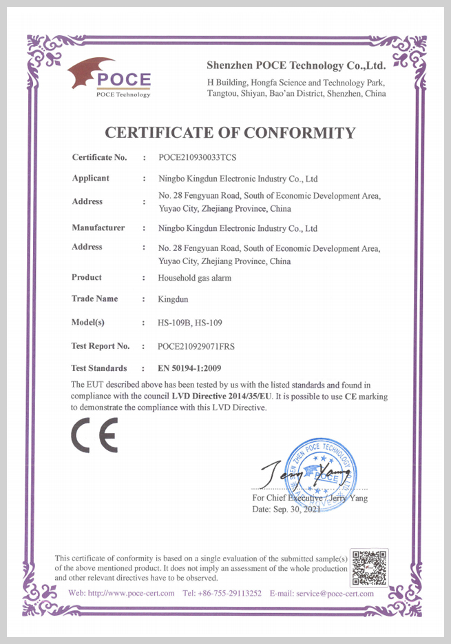 certifications