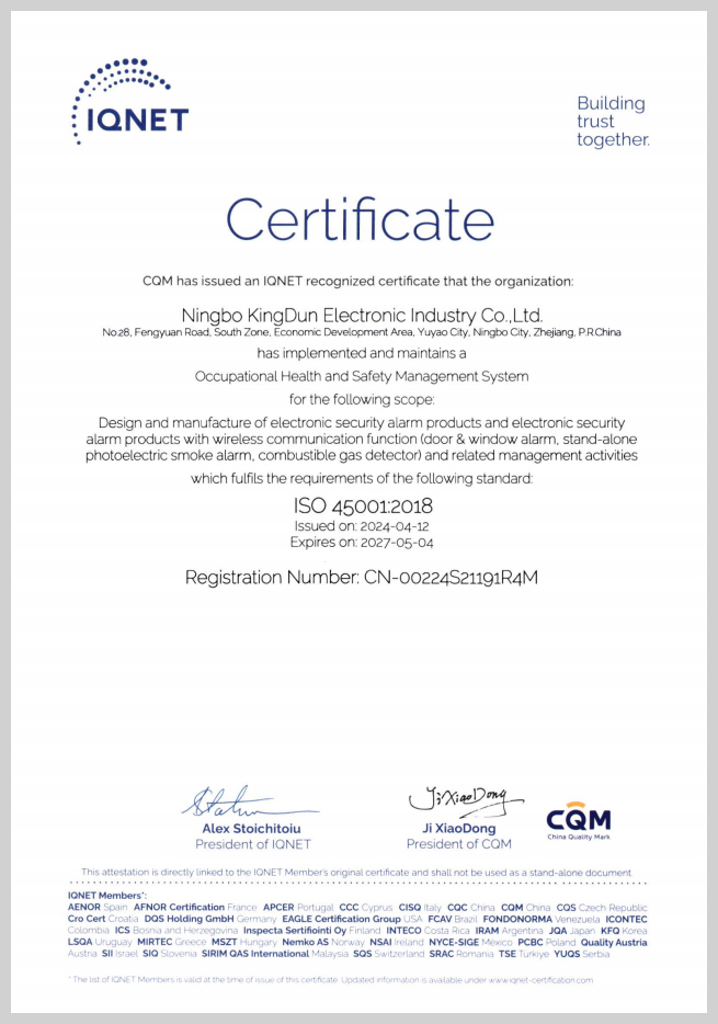 certifications