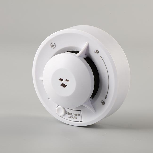 DIY White Home Use Linkable 10Y Smart Smoke Alarm KD-122LC