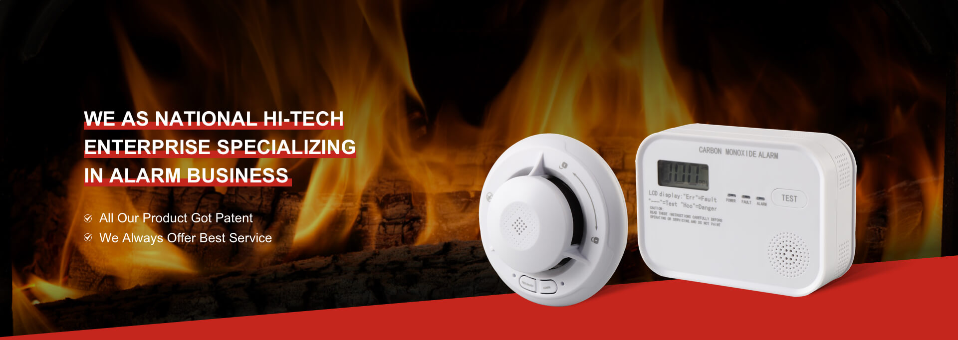 Smart Smoke Alarm、Optical Smoke Alarm、Smoke Detector、Fire Detector、Smoke Sensor